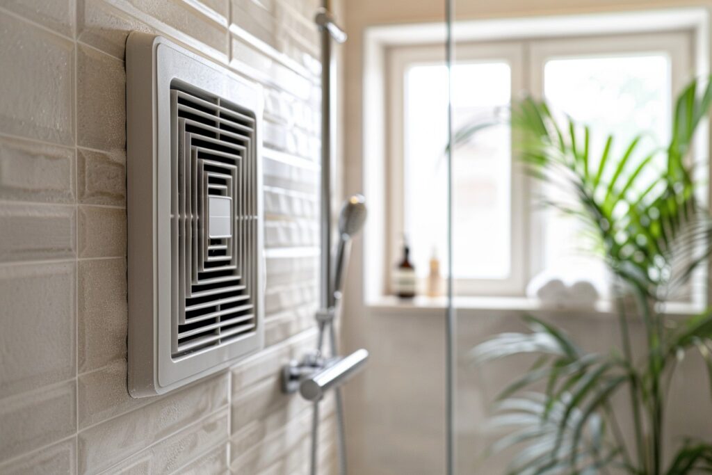 a slightly mouldy bathroom exhaust fan